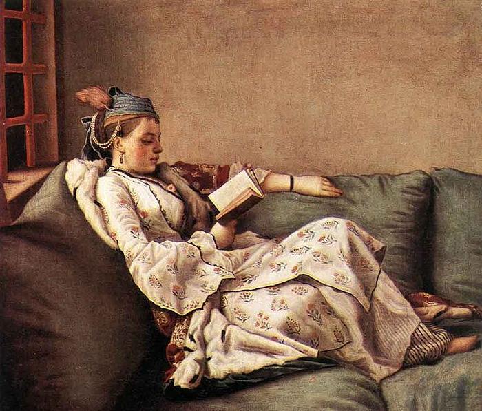 Jean-Etienne Liotard Portrait of Marie Adelaide de France en robe turque France oil painting art